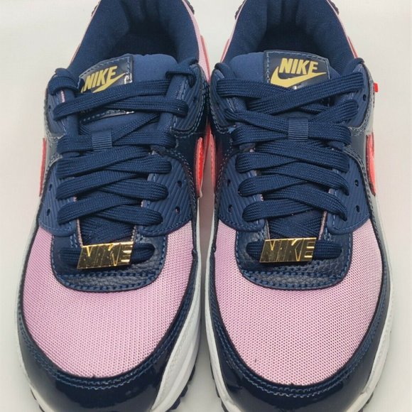Nike Air Max 90 Cuban Link Obsidian Pink CZ8099-10 - Picture 2 of 7
